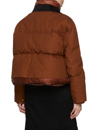 Back View - Click To Enlarge - SACAI - X Carhartt WIP Duck Canvas Puffer Jacket