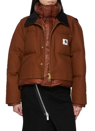 Main View - Click To Enlarge - SACAI - X Carhartt WIP Duck Canvas Puffer Jacket