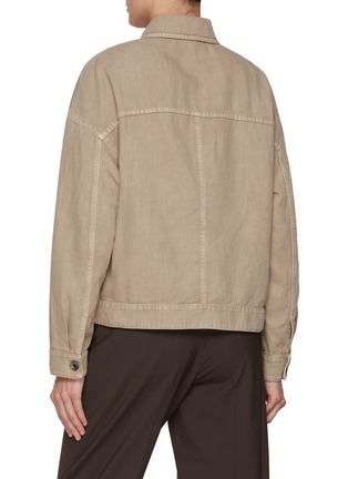 Back View - Click To Enlarge - BRUNELLO CUCINELLI - Button Up Jacket