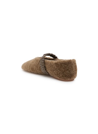  - PEDDER RED - Blake Shearling Mary Jane Flats