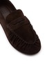 Detail View - Click To Enlarge - PEDDER RED - Molly Suede Loafers