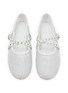 Detail View - Click To Enlarge - PEDDER RED - Bailey Mesh Rhinestone Mary Jane Flats