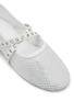 Detail View - Click To Enlarge - PEDDER RED - Bailey Mesh Rhinestone Mary Jane Flats