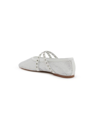  - PEDDER RED - Bailey Mesh Rhinestone Mary Jane Flats