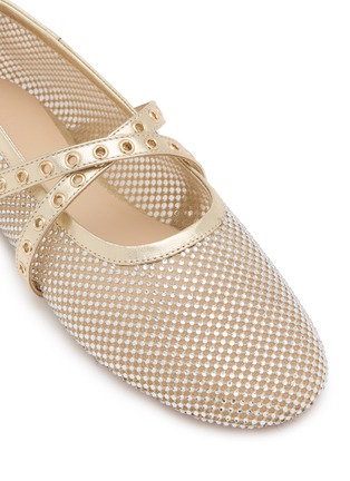 Detail View - Click To Enlarge - PEDDER RED - Bailey Mesh Mary Jane Flats