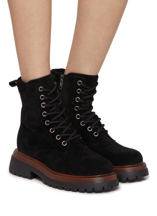 Figure View - Click To Enlarge - PEDDER RED - Carbo 50 Suede Ankle Boots