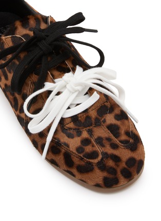 Detail View - Click To Enlarge - PEDDER RED - Petra Low Top Calf Hair Women's Sneakers