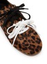 Detail View - Click To Enlarge - PEDDER RED - Petra Low Top Calf Hair Women's Sneakers