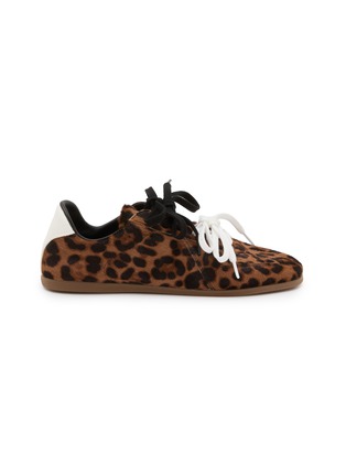 Main View - Click To Enlarge - PEDDER RED - Petra Low Top Calf Hair Women's Sneakers