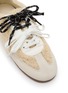 Detail View - Click To Enlarge - PEDDER RED - Petra Shearling Women's Sneakers