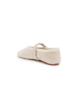  - PEDDER RED - Blake Shearling Mary Jane Flats