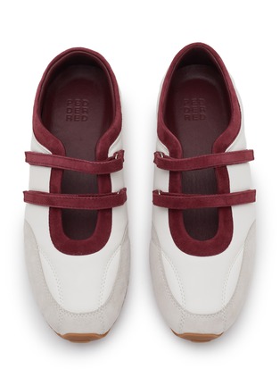 Detail View - Click To Enlarge - PEDDER RED - Sheila Leather Suede Women's Sneakers