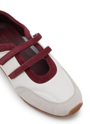Detail View - Click To Enlarge - PEDDER RED - Sheila Leather Suede Women's Sneakers