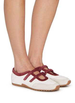 Figure View - Click To Enlarge - PEDDER RED - Sheila Leather Suede Women's Sneakers