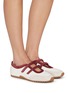 Figure View - Click To Enlarge - PEDDER RED - Sheila Leather Suede Women's Sneakers