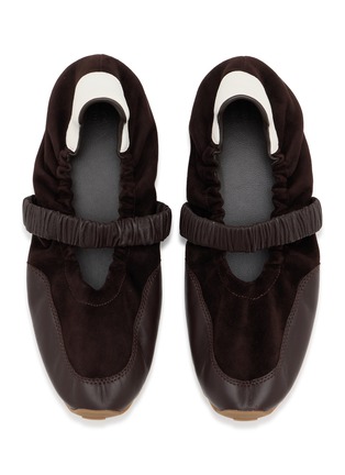 Detail View - Click To Enlarge - PEDDER RED - Sammy Suede Leather Flats