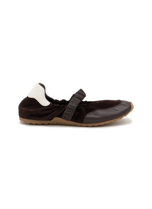 Main View - Click To Enlarge - PEDDER RED - Sammy Suede Leather Flats