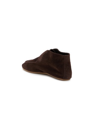  - PEDDER RED - Turner Flat Suede Shearling Ankle Boots