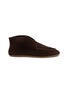 Main View - Click To Enlarge - PEDDER RED - Turner Flat Suede Shearling Ankle Boots