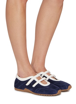 Figure View - Click To Enlarge - PEDDER RED - Sheila Suede Women's Sneakers