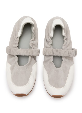 Detail View - Click To Enlarge - PEDDER RED - Sammy Suede Women's Sneakers