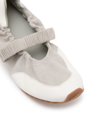 Detail View - Click To Enlarge - PEDDER RED - Sammy Suede Women's Sneakers
