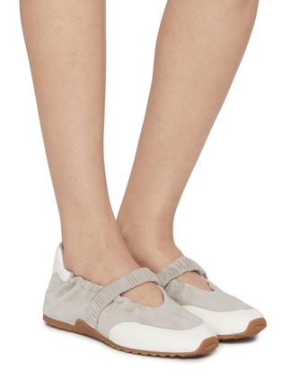 Figure View - Click To Enlarge - PEDDER RED - Sammy Suede Women's Sneakers