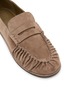 Detail View - Click To Enlarge - PEDDER RED - Molly Suede Loafers