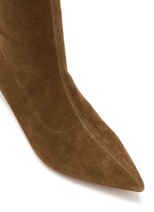Detail View - Click To Enlarge - PEDDER RED - Sophia 60 Suede Thigh High Boots