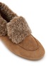 Detail View - Click To Enlarge - PEDDER RED - Turner Suede Shearling Ankle Boots