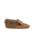 Main View - Click To Enlarge - PEDDER RED - Turner Suede Shearling Ankle Boots