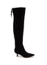 Main View - Click To Enlarge - PEDDER RED - Sophia 60 Suede Thigh High Boots