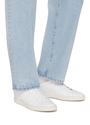 Figure View - Click To Enlarge - COMMON PROJECTS - Achilles Sport Premium Leather Men's Sneakers