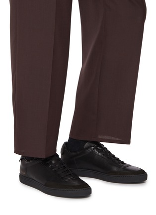 Figure View - Click To Enlarge - COMMON PROJECTS - Court Classic Leather Men's Sneakers