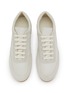 Detail View - Click To Enlarge - COMMON PROJECTS - Minimal Leather Suede Men's Sneakers