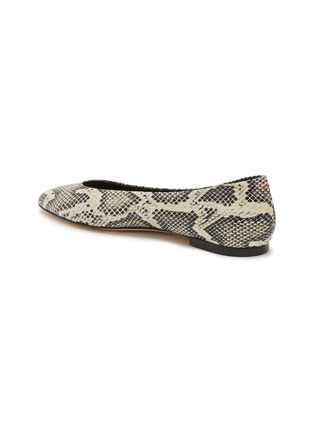  - AEYDE - Ellie Snake Print Leather Flats