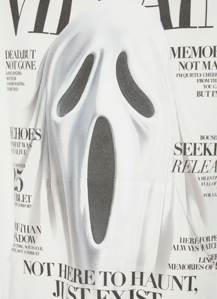  - DOUBLET - Ghost Villain Magazine Cover Print Cotton Hoodie