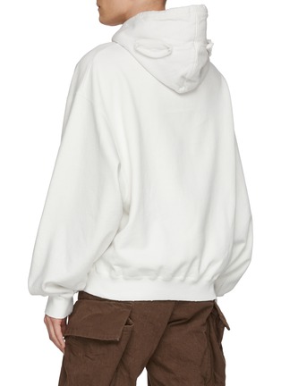 Back View - Click To Enlarge - DOUBLET - Ghost Villain Magazine Cover Print Cotton Hoodie