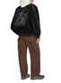Figure View - Click To Enlarge - DOUBLET - Flocked Souvenir Embroidered Cotton Denim Jacket