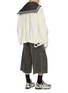 Figure View - Click To Enlarge - DOUBLET - Backbone Cutout Distressed Cotton Cardigan