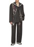 Figure View - Click To Enlarge - DOUBLET - Single Breasted Chain Embroidered Wool Tailored Jacket