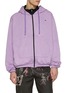 Main View - Click To Enlarge - DOUBLET - Reversible Cotton Blend Zip Up Track Jacket