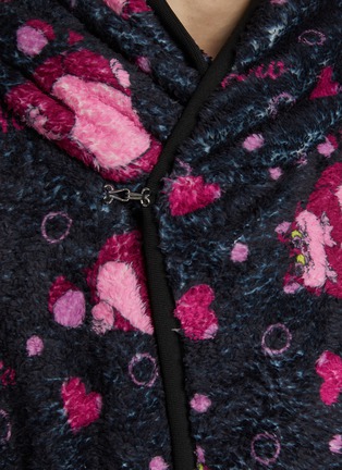  - DOUBLET - Villain Cat All Over Print Fleece Blanket Coat