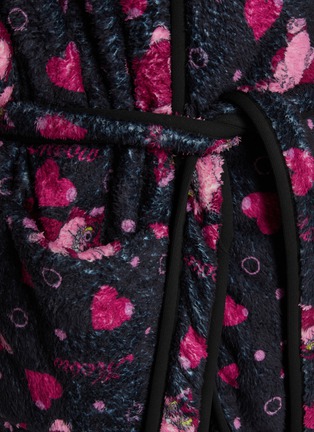  - DOUBLET - Villain Cat All Over Print Fleece Blanket Coat