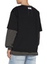 Back View - Click To Enlarge - DOUBLET - On Off Power Icon Reversible Cotton Blend T-Shirt