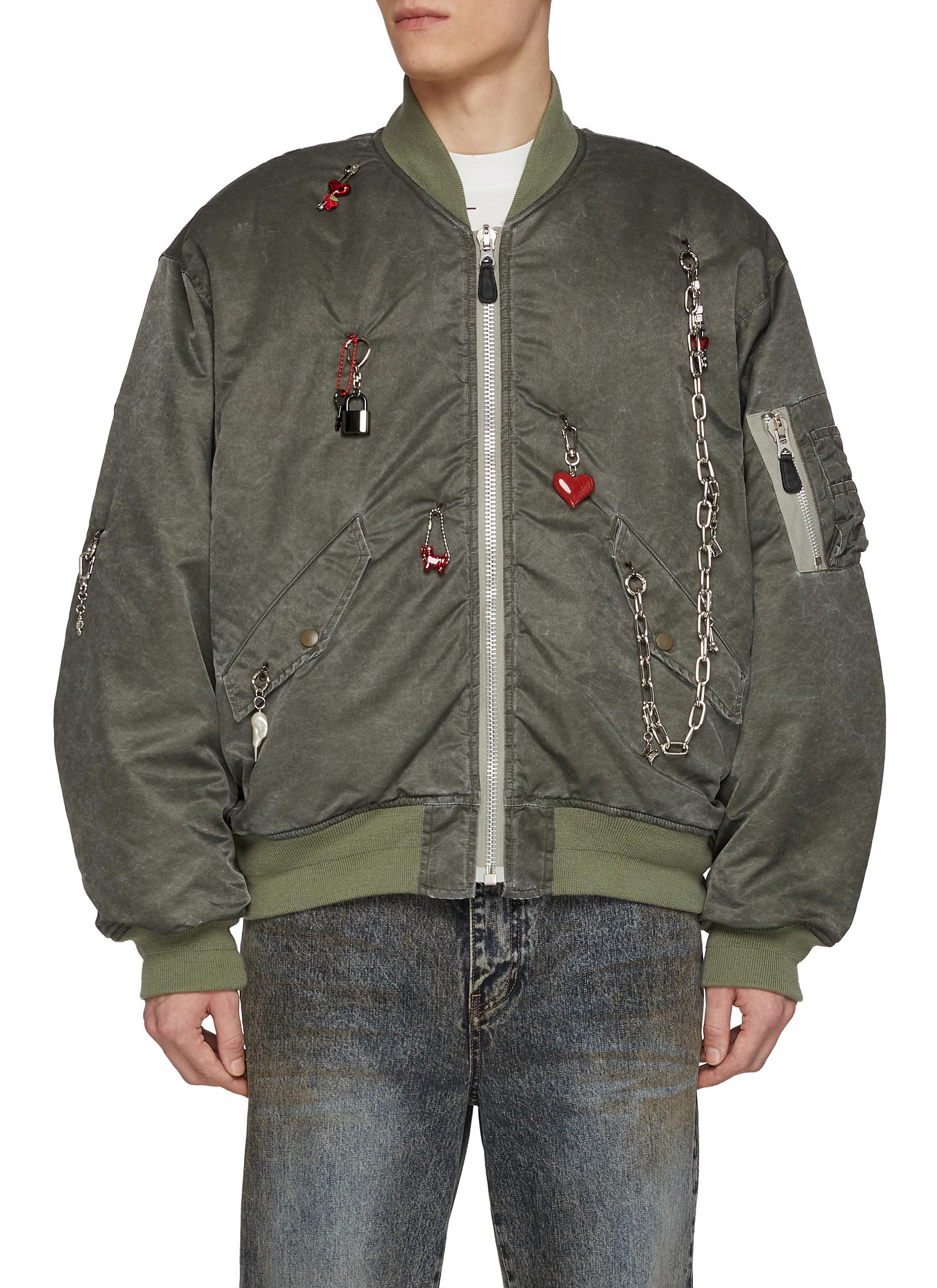 ジャケット・アウター Doublet Key Chain Bomber Jacket M doublet/ダブレット/KEY CHAIN DECORATED BOMBER JACKET | L.H.P