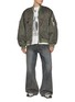Figure View - Click To Enlarge - DOUBLET - Key Chain Charm Embellished Bomber Jacket