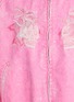  - DOUBLET - Skull Embroidery Flocked Denim Souvenir Jacket