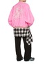 Figure View - Click To Enlarge - DOUBLET - Skull Embroidery Flocked Denim Souvenir Jacket