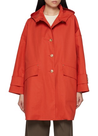 Main View - Click To Enlarge - MACKINTOSH - Humble Hood Detachable Liner Coat
